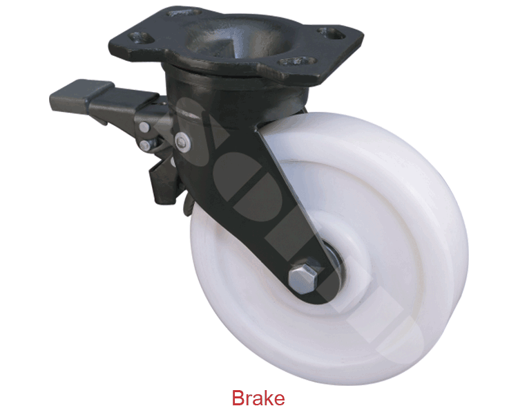 Heavy Duty Forged Steel Caster with Brake