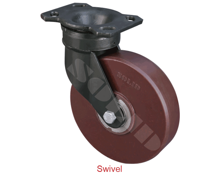 Heavy Duty Forged Steel Swivel Caster