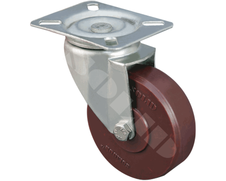 Caster with PU Coated Wheel